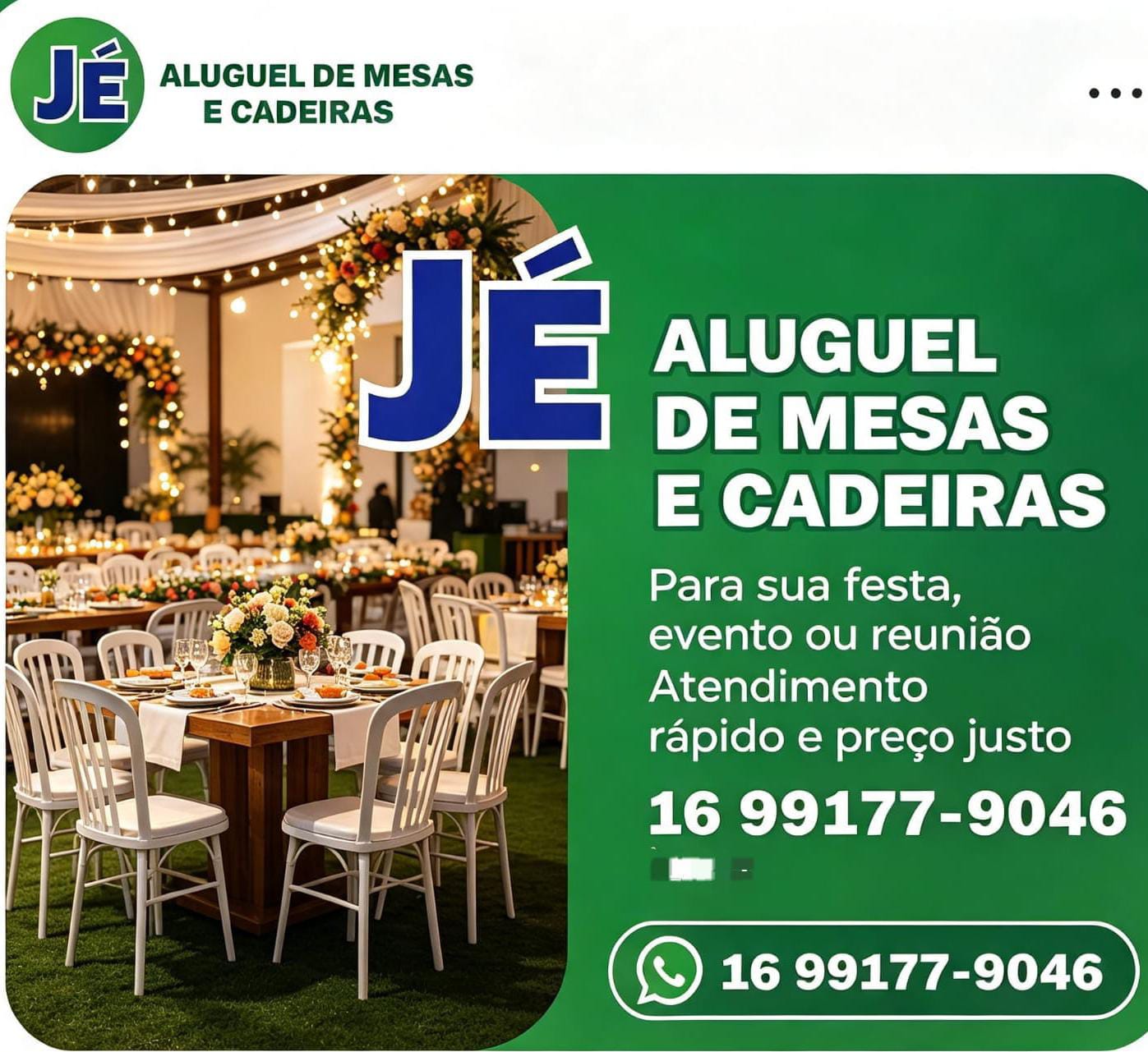 ✨ É só chamar o Jé!