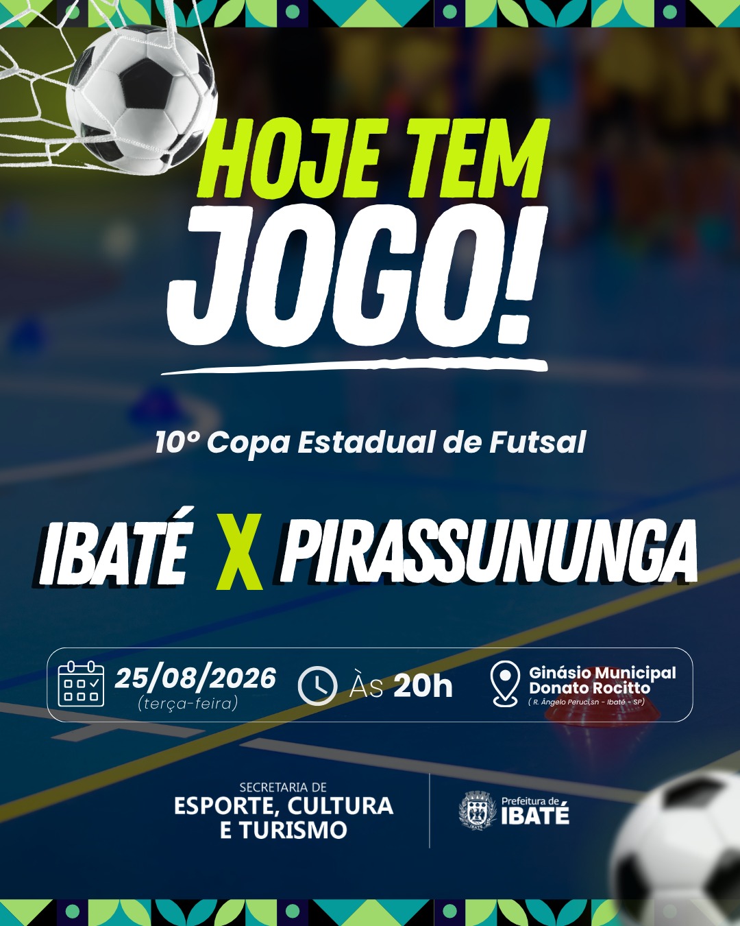 ⚽ É HOJE! IBATÉ ENTRA EM QUADRA E PRECISA DA SUA TORCIDA!