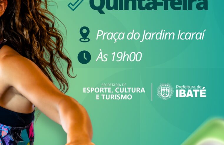 📌 Quinta-feira tem HITBOX gratuito no Jardim Icaraí: música, exercício e muita energia