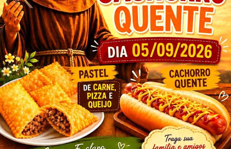 🌭🥟 É HOJE, SÁBADO! Não dá para perder!