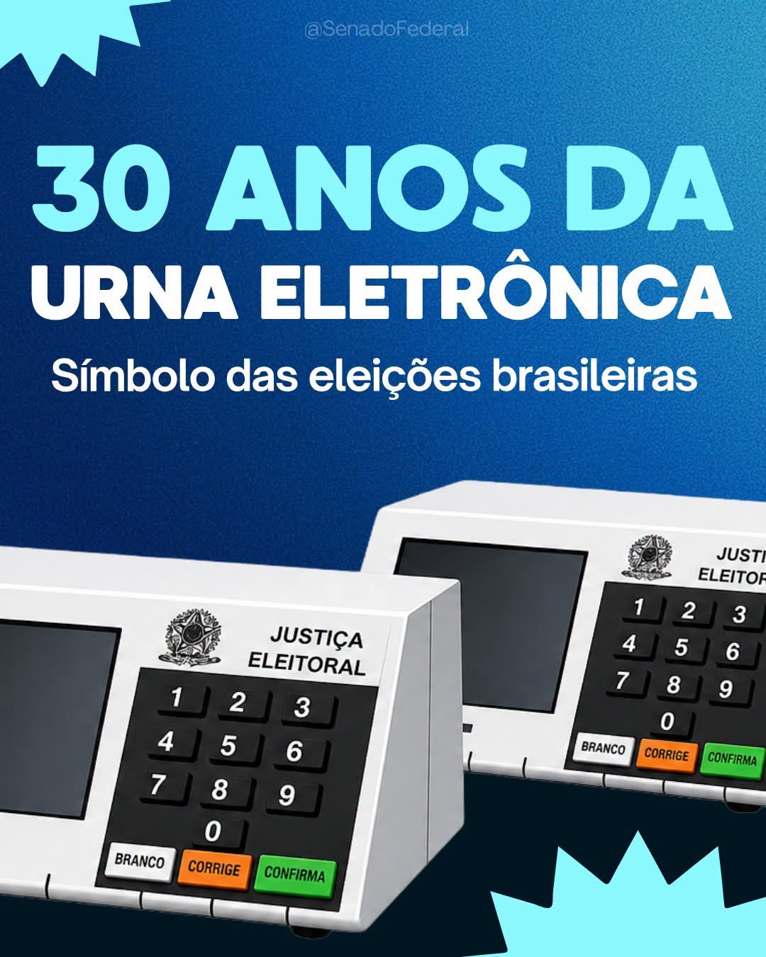 📌 Urna eletrônica completa 30 anos e transforma história das eleições no Brasil