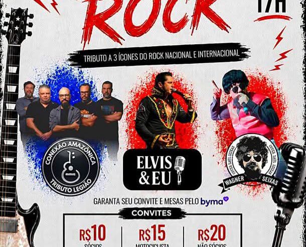 Preparem o coturno, a camiseta de banda e aquela vontade de cantar alto! 🎸🤘 Vem aí o 1º DAY ROCK!