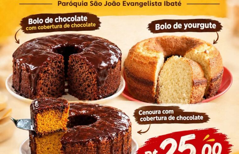 🍰 ATENÇÃO, IBATÉ! HOJE TEM BOLO DO TIJÃO!