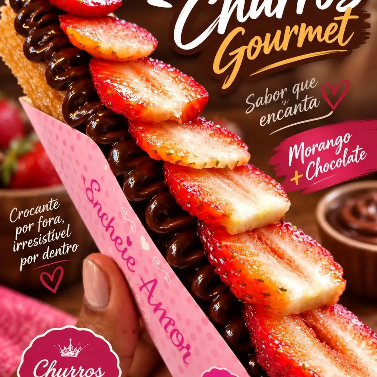 ✅ QUARTA-FEIRA COM SABOR DE CHURROS!
