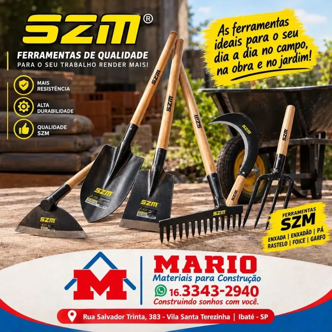 🔨 FERRAMENTAS SZM: MAIS RESISTÊNCIA PARA O TRABALHO! 💪