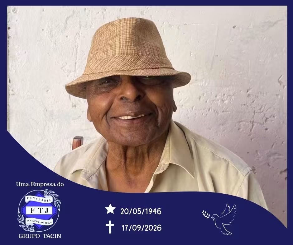 NOTA DE FALECIMENTO Funerária Terezinha de Jesus