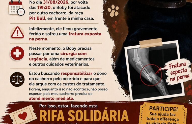 🐾 AJUDE O BOBY A TER UMA SEGUNDA CHANCE! ❤️