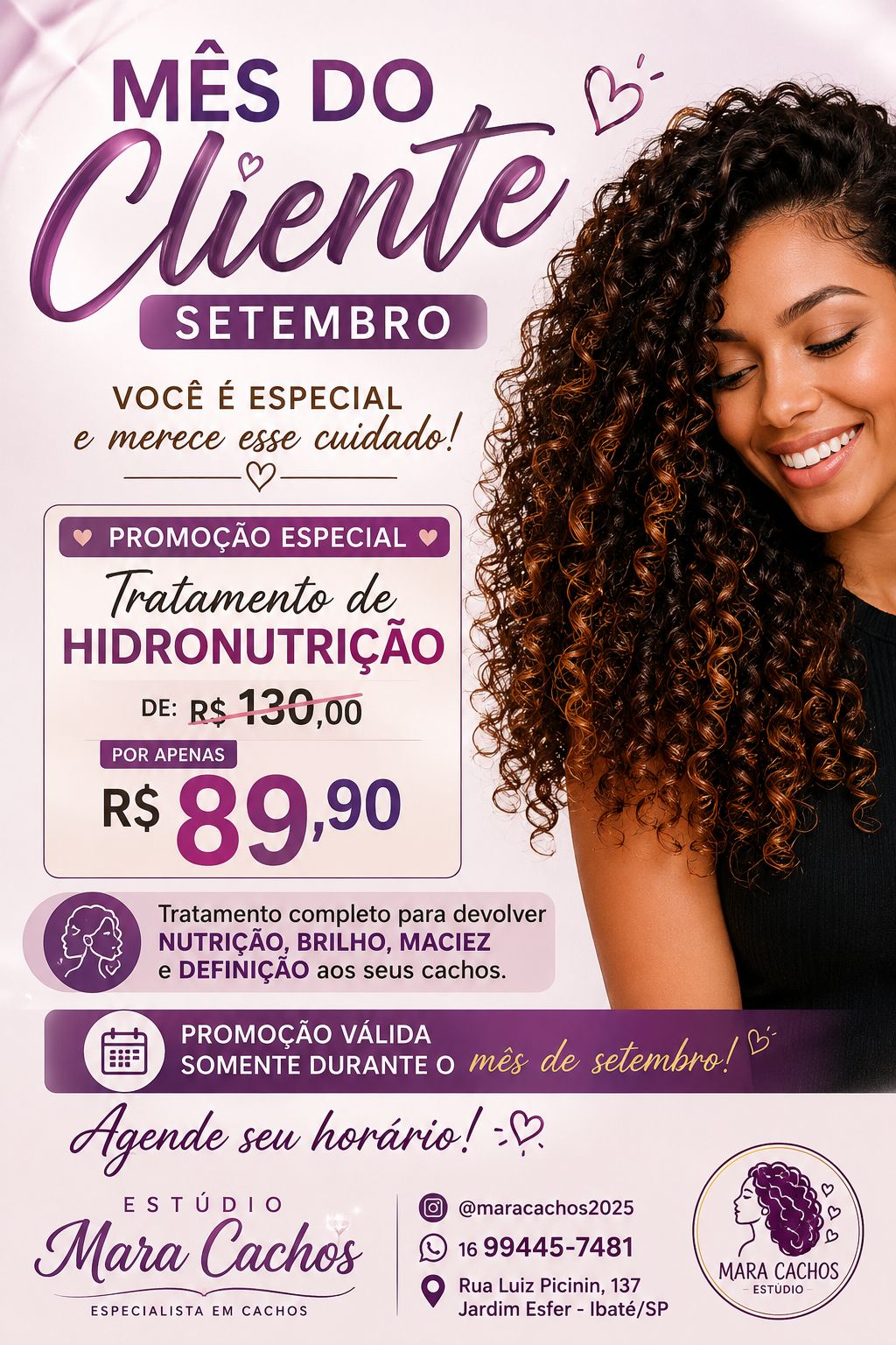 💜✨ AINDA DÁ TEMPO DE CUIDAR DOS SEUS CACHOS! ✨💜