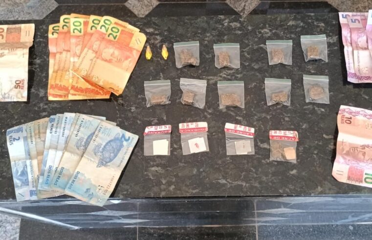 🚨 GCM PRENDE JOVEM POR TRÁFICO DE DROGAS EM PRAÇA NO JARDIM CRUZADO
