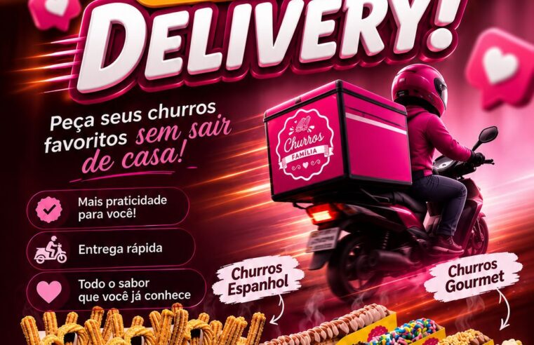 🍩 CHURROS FAMÍLIA — DELIVERY NA SUA CASA! 🏍️💨