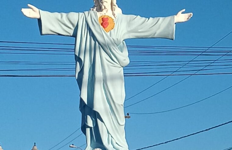 🚨 Cristo do São Benedito é revitalizado e recebe nova pintura em Ibaté