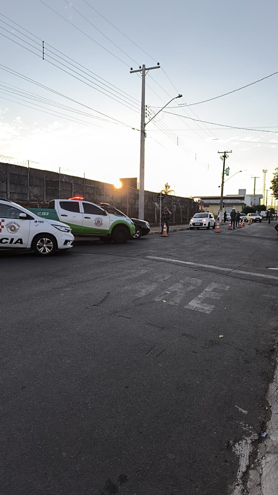 🚨 Operação Bloqueio mobiliza forças de segurança em bairros de Ibaté