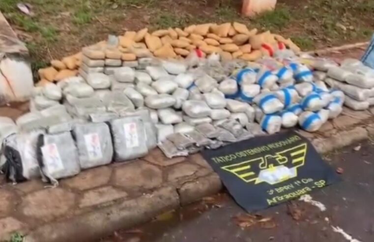 🚨 TOR prende três por tráfico e apreende mais de 300 kg de drogas na SP-310