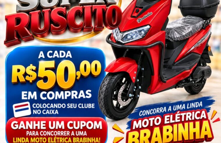 🛵🔥 QUER SAIR DE MOTO ELÉTRICA NOVINHA? A CHANCE PODE ESTAR NO SUPERMERCADOS RUSCITO! 🔥🛵