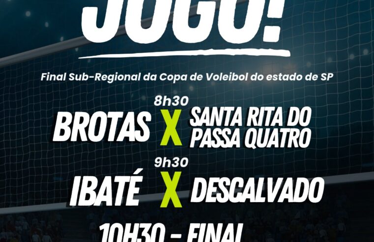 🏐 IBATÉ ENTRA EM QUADRA NESTE SÁBADO EM BUSCA DA VAGA NA FINAL DA COPA DE VOLEIBOL