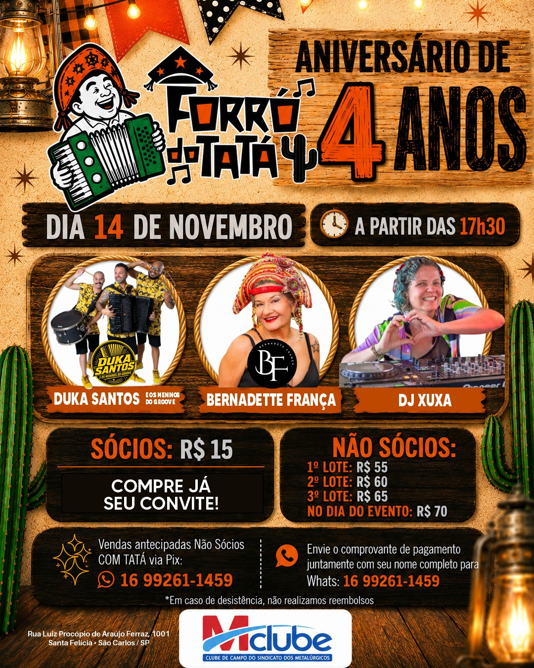 🎉🔥 FORRÓ DO TATÁ COMPLETA 4 ANOS COM UMA GRANDE FESTA! 💃🪗