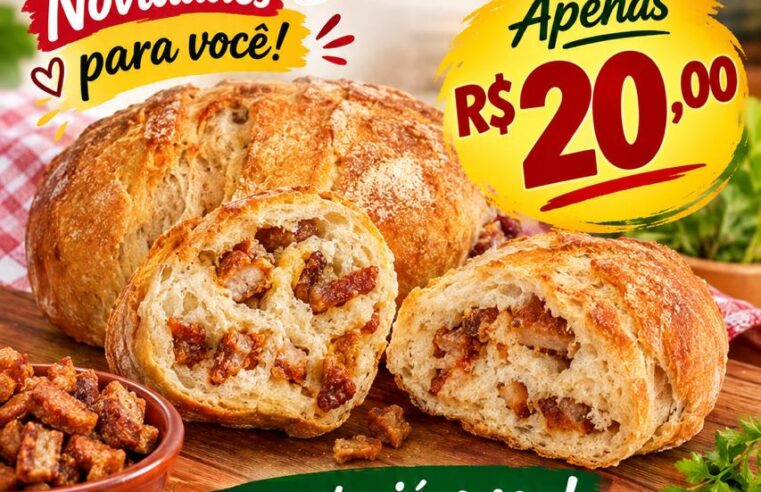 🥖🔥 ATENÇÃO, IBATÉ! TEM PÃO DE TORRESMO SAINDO — E ESSA DELÍCIA AINDA AJUDA UMA CAUSA ESPECIAL! ❤️