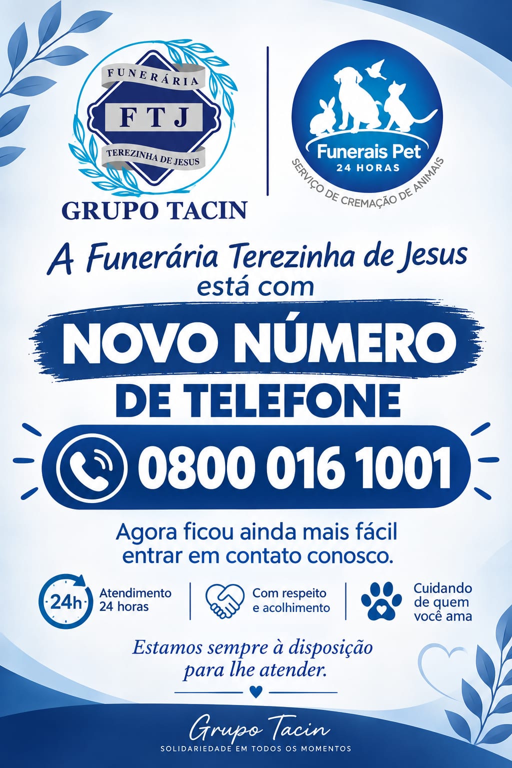 📢 INFORMAÇÃO IMPORTANTE AOS CLIENTES