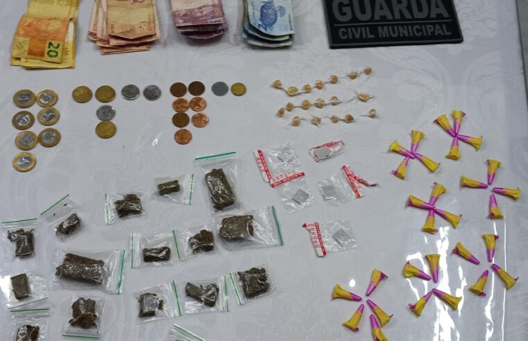 🚨 GCM apreende drogas e veículo durante patrulhamento no Jardim Cruzado