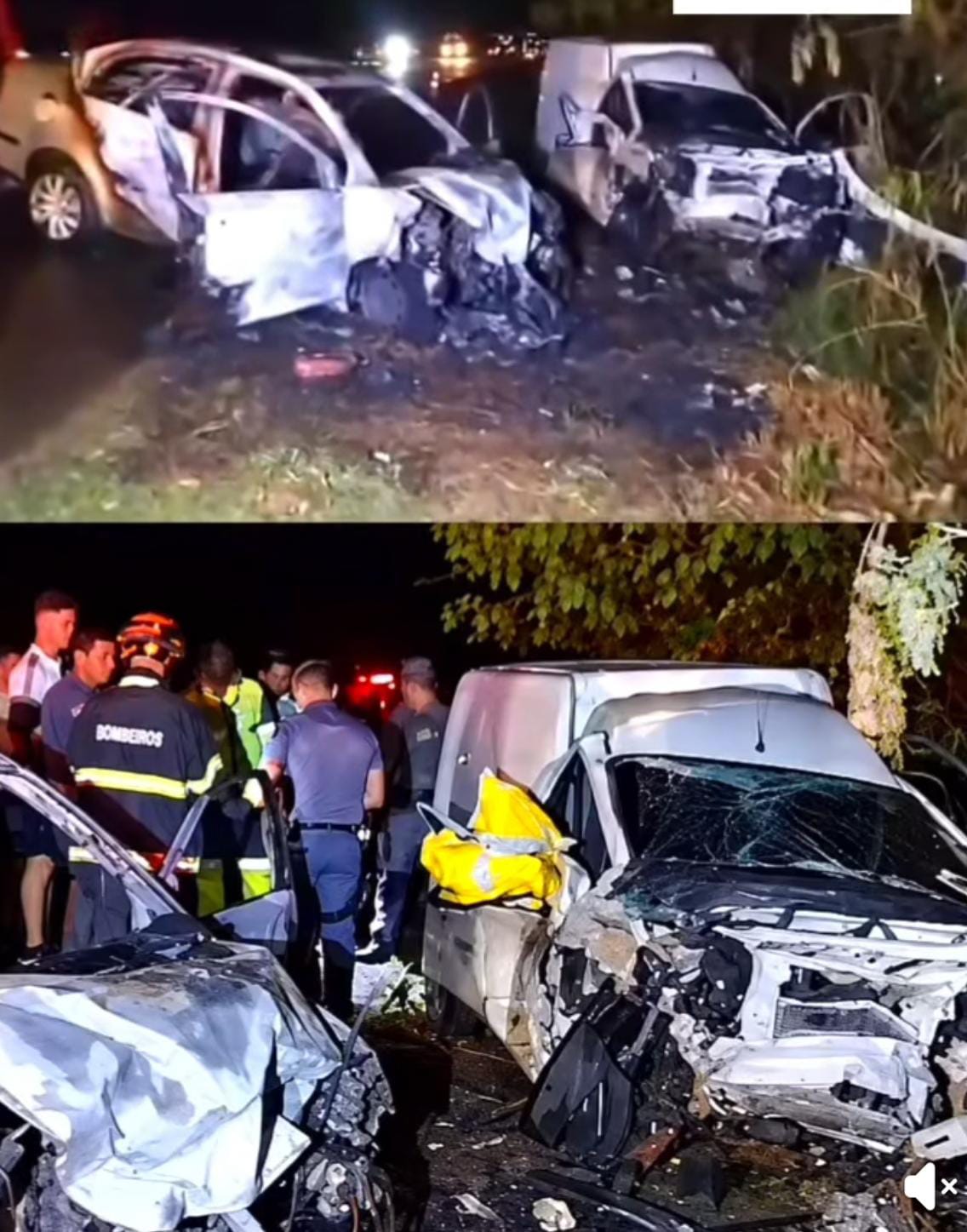🚨 Grave acidente entre Fiorino e Polo deixa dois mortos na região de Ibitinga