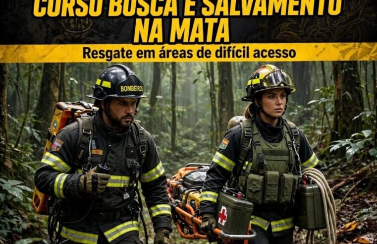 🚨 IBATÉ RECEBE CURSO DE BUSCA E SALVAMENTO NA MATA COM TREINAMENTO PRÁTICO!