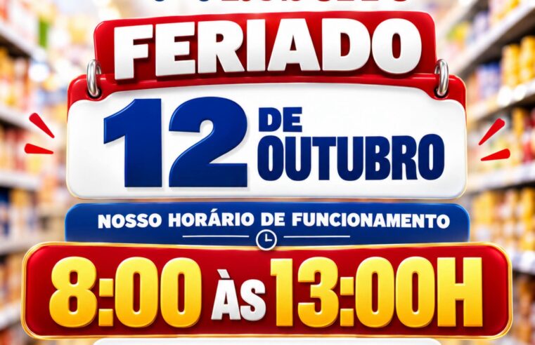 📢🛒 ATENÇÃO, IBATÉ E REGIÃO! SUPERMERCADOS RUSCITO ABRE NO FERIADO!