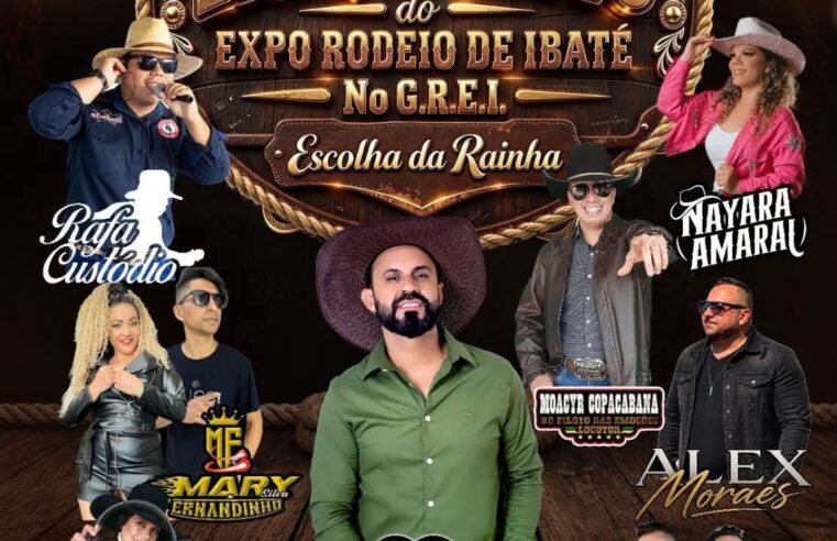 Lançamento do Expo Rodeio de Ibaté vai acontecer no próximo dia 24 de outubro no Grei Ibaté ! 🤠
