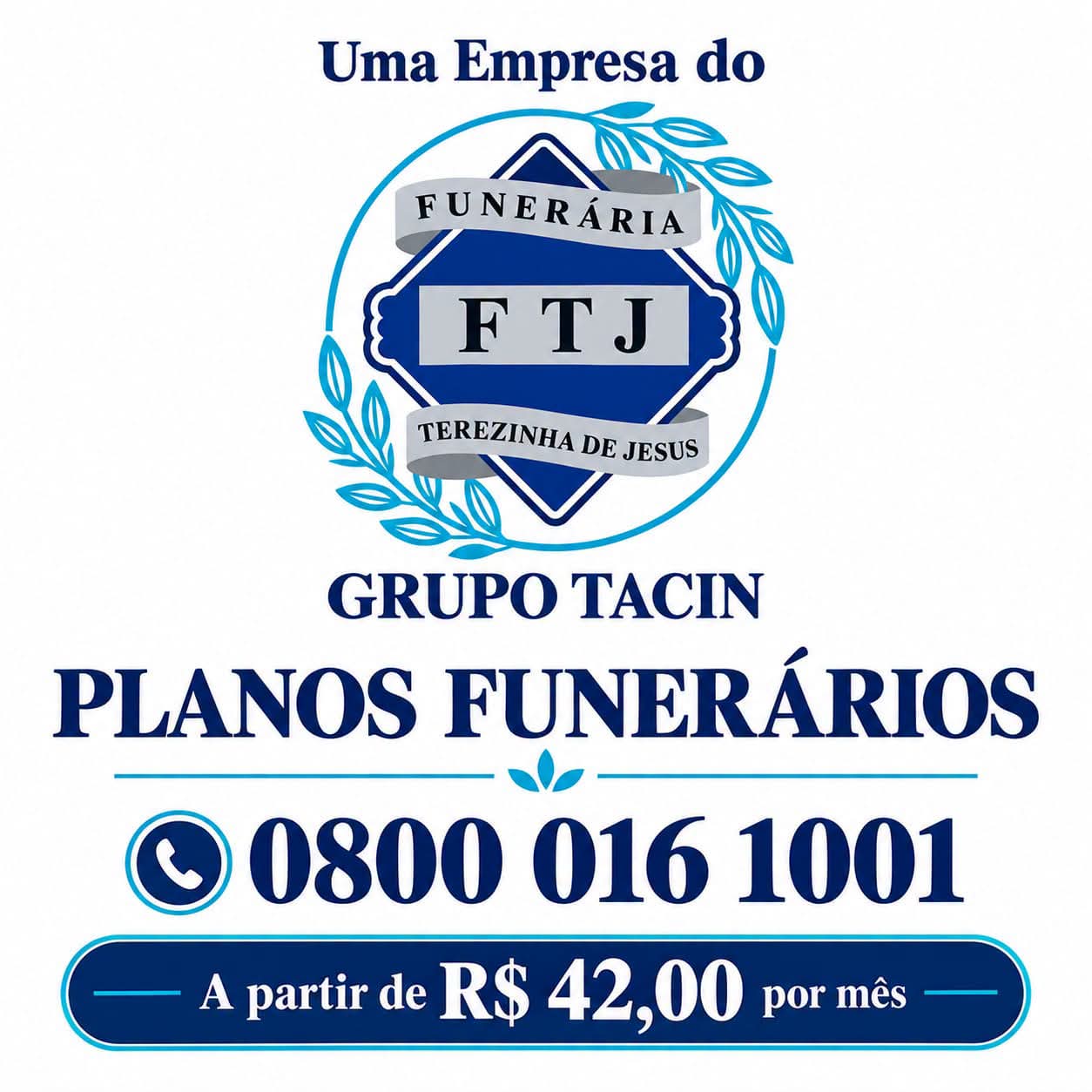 🕊️ FUNERÁRIA FTJ – GRUPO TACIN | PLANOS FUNERÁRIOS