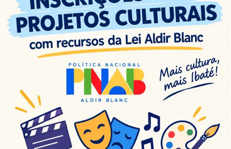 📌 Prefeitura de Ibaté prorroga prazo de inscrições para edital da PNAB até 24 de outubro