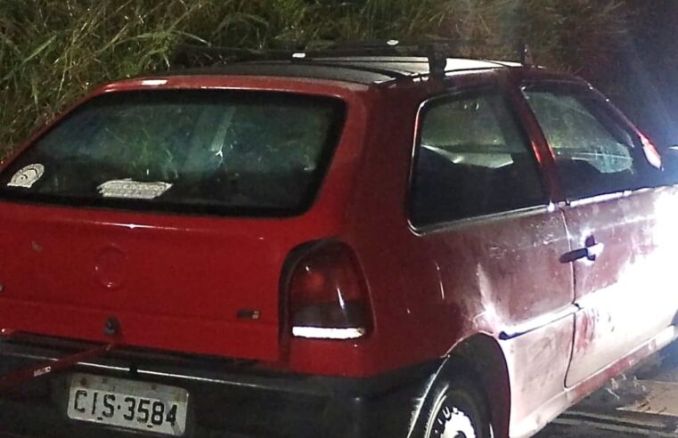🚨 Veículo furtado é localizado com danos e sem pneus durante ação da GCM