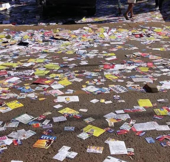 📌 TRE-SP reforça alerta contra “chuva de santinhos” antes e durante as eleições
