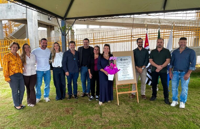 📌 Prefeitura e Rumo entregam nova passarela acessível em Ibaté com homenagem ao ex-prefeito Mauro Telles