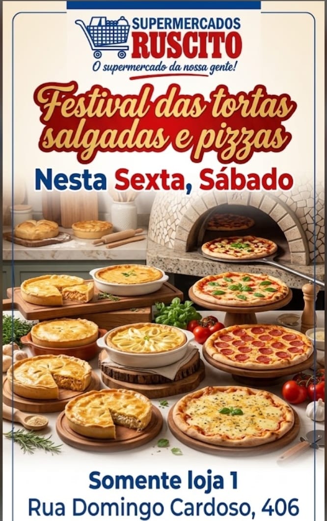 📢 ATENÇÃO, IBATÉ E REGIÃO! VEM AÍ UM FESTIVAL DE SABORES NO SUPERMERCADOS RUSCITO!