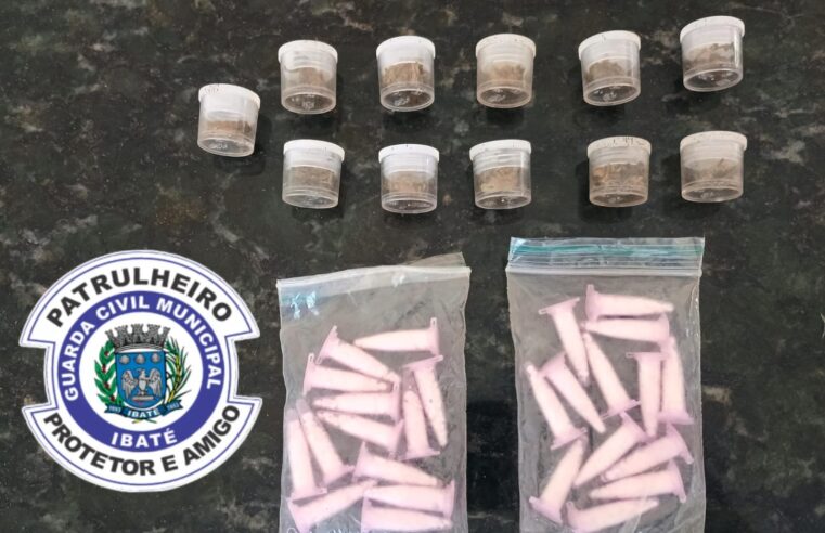 🚨 Guarda Municipal apreende cocaína e substância semelhante a K3 nas proximidades da Praça Aparecidinha