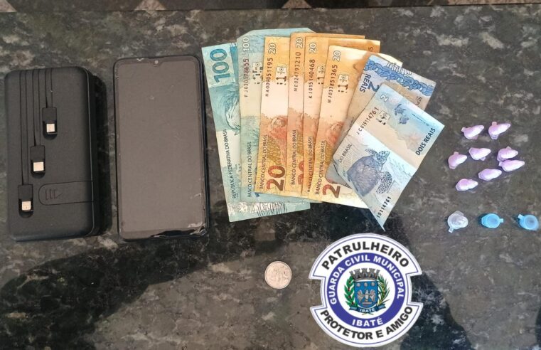 🚨 GCM apreende drogas e prende indivíduo no Jardim Icaraí