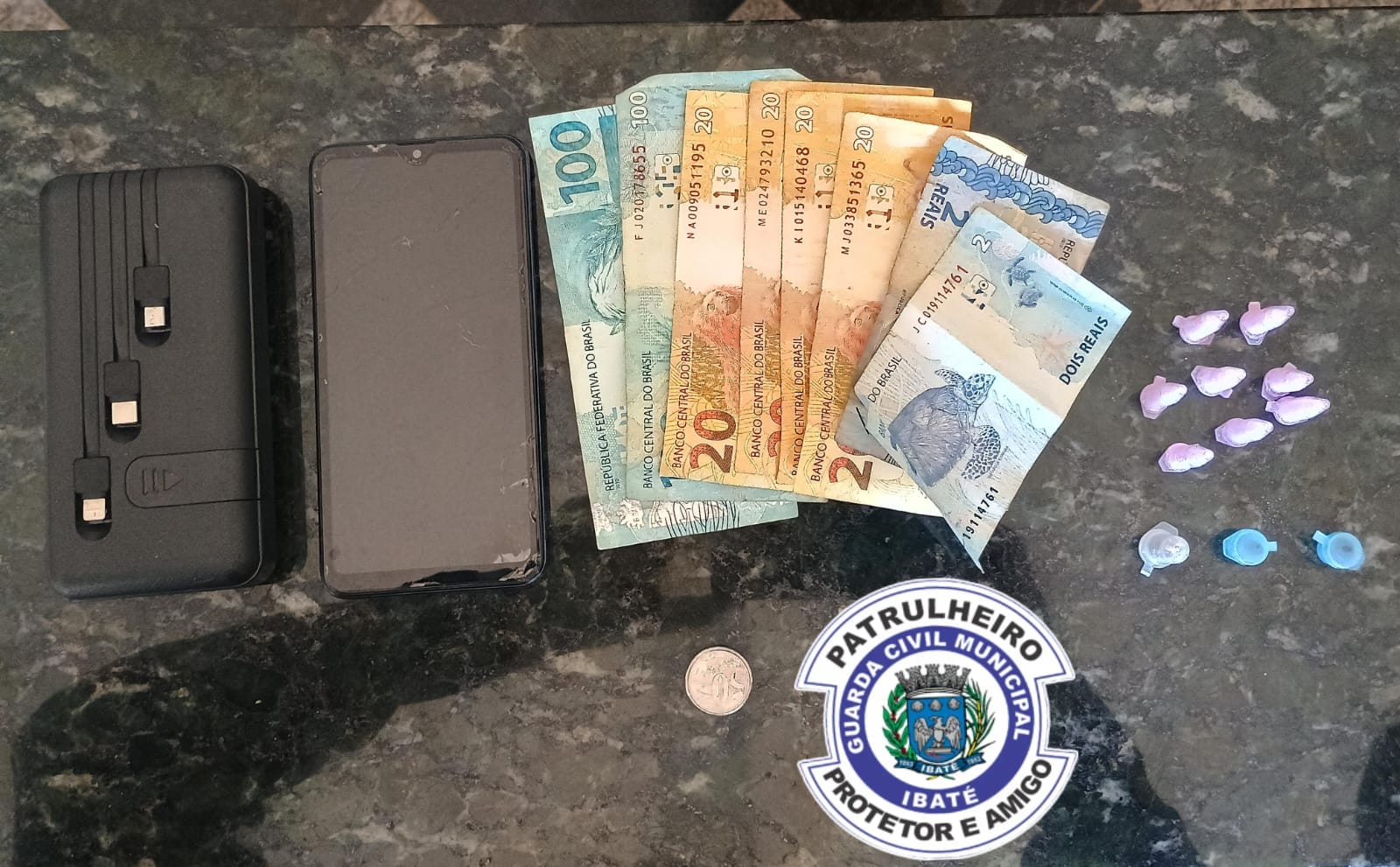🚨 GCM apreende drogas e prende indivíduo no Jardim Icaraí