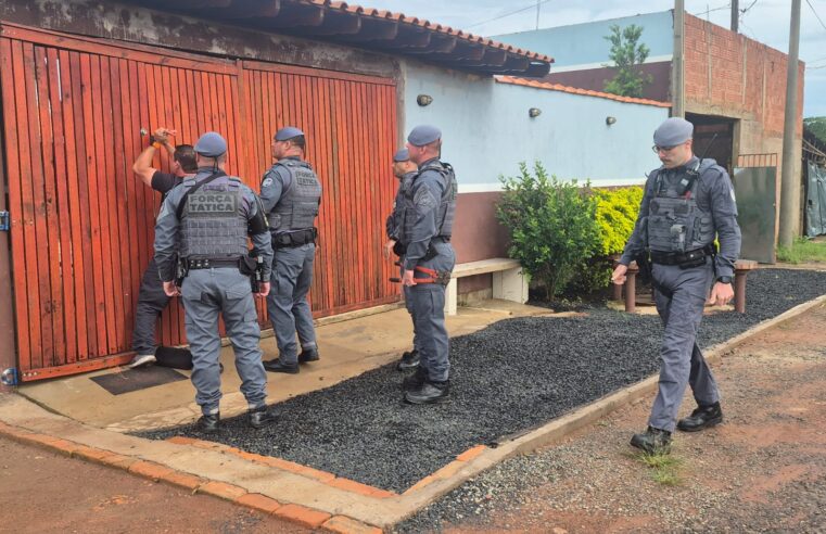 🚨 Polícia Militar realiza megaoperação de reintegração de posse em área rural de Ibaté