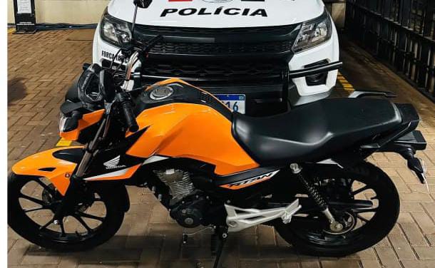 🚨 Força Tática recupera em Araraquara motocicleta furtada em São Carlos