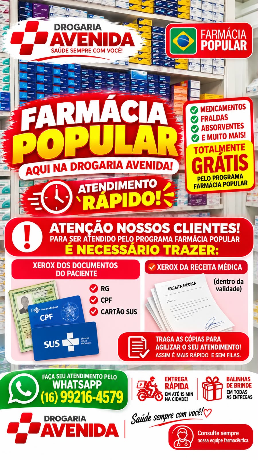 💊 DROGARIA AVENIDA: SAÚDE E ECONOMIA PERTO DE VOCÊ!