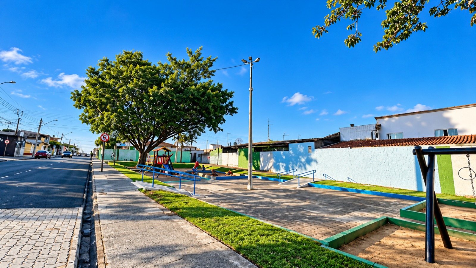🚨 IBATÉ REFORÇA A SEGURANÇA NO JARDIM CRUZADO: PARQUINHO RECEBE CÂMERAS E OBRAS ENTRAM NA RETA FINAL