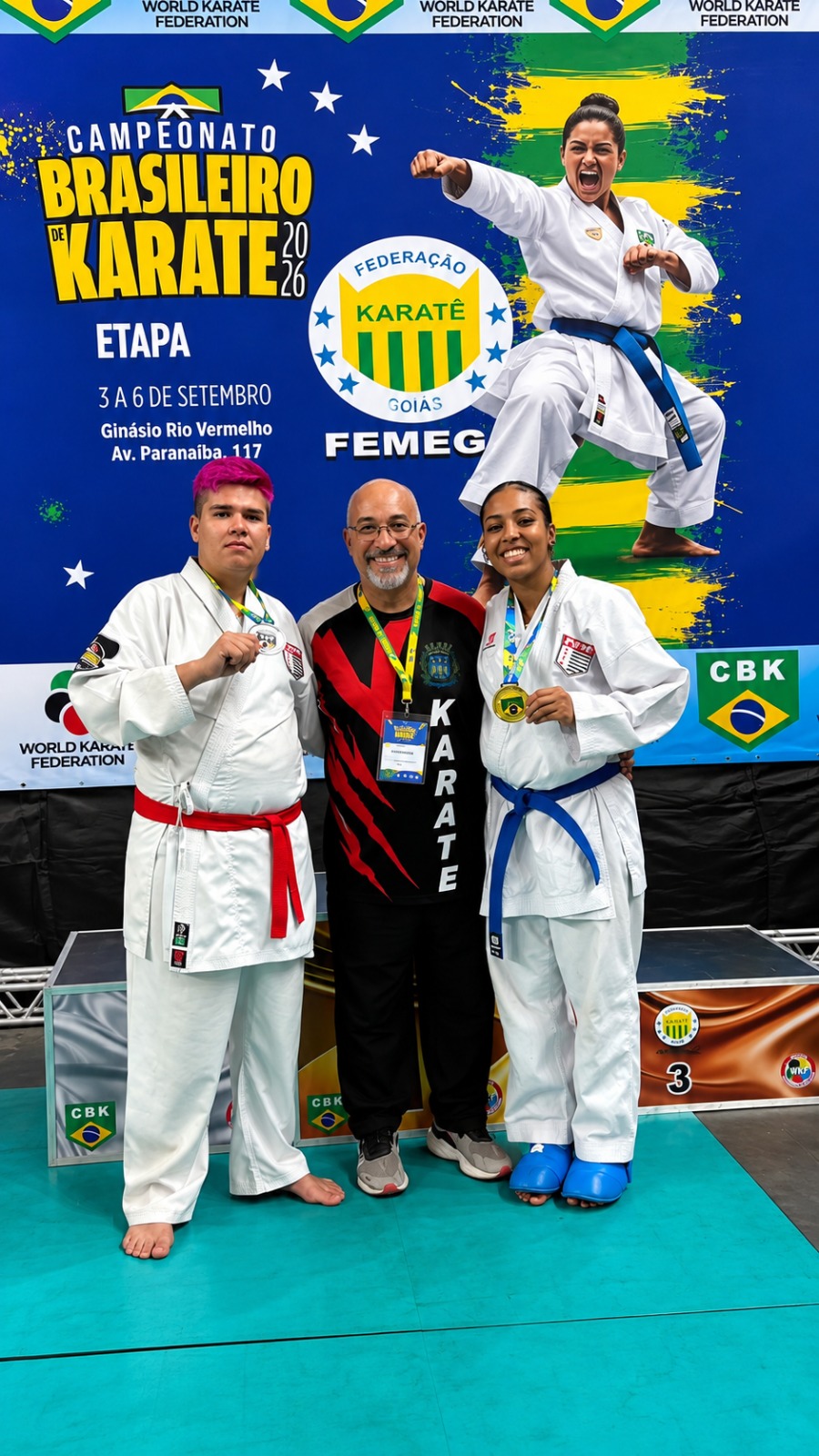 📌 KARATÊ DE IBATÉ GANHA DESTAQUE NACIONAL COM DOIS ATLETAS NA ETAPA FINAL DO CAMPEONATO BRASILEIRO