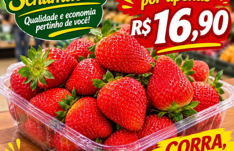 🍓 OFERTA IMPERDÍVEL NO EMPÓRIO SCHUMACKER! 🍓