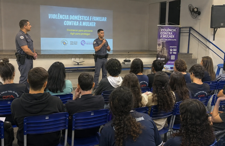 📌POLÍCIA MILITAR REALIZA PALESTRA SOBRE VIOLÊNCIA DOMÉSTICA EM ESCOLA DE SÃO CARLOS